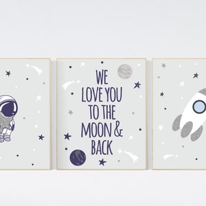 Nursery decor boy space, Nursery wall art space, Space nursery decor, Space themed nursery, space nursery art, nursery prints space