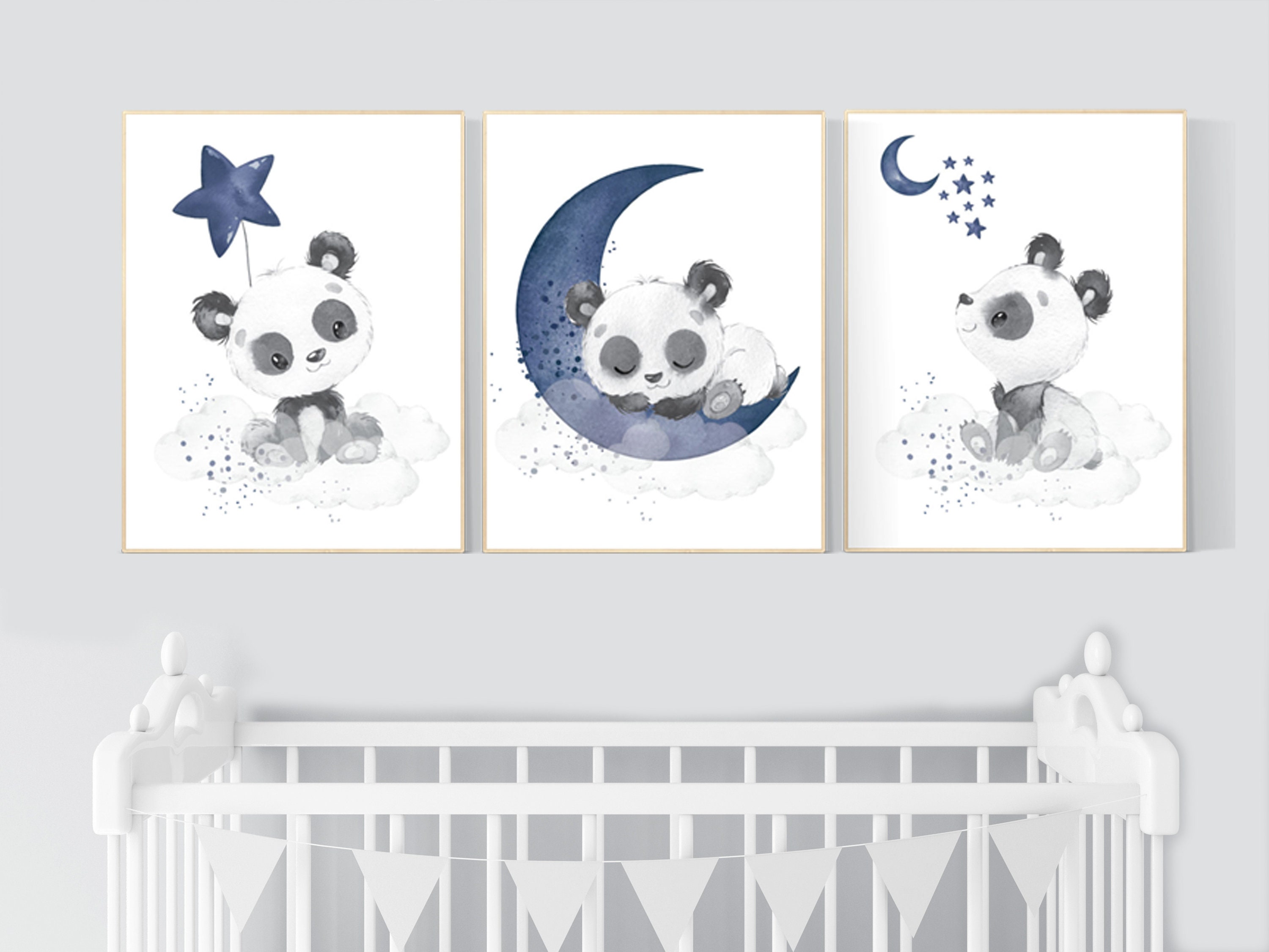 navy blue nursery decor