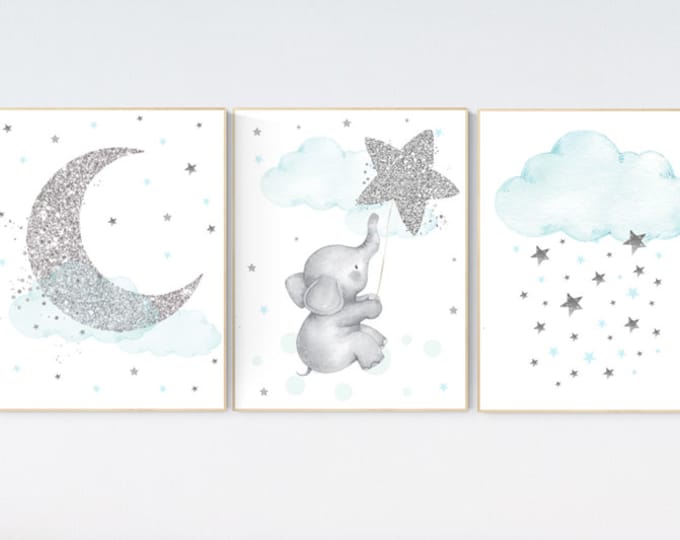 Nursery Decor Mint Mint Green Nursery Penguins Penguin Etsy