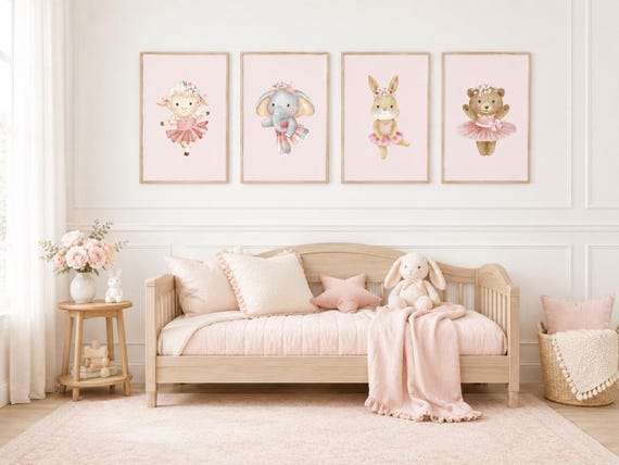 Ballerina Animal Prints: Baby Girl Nursery Decor