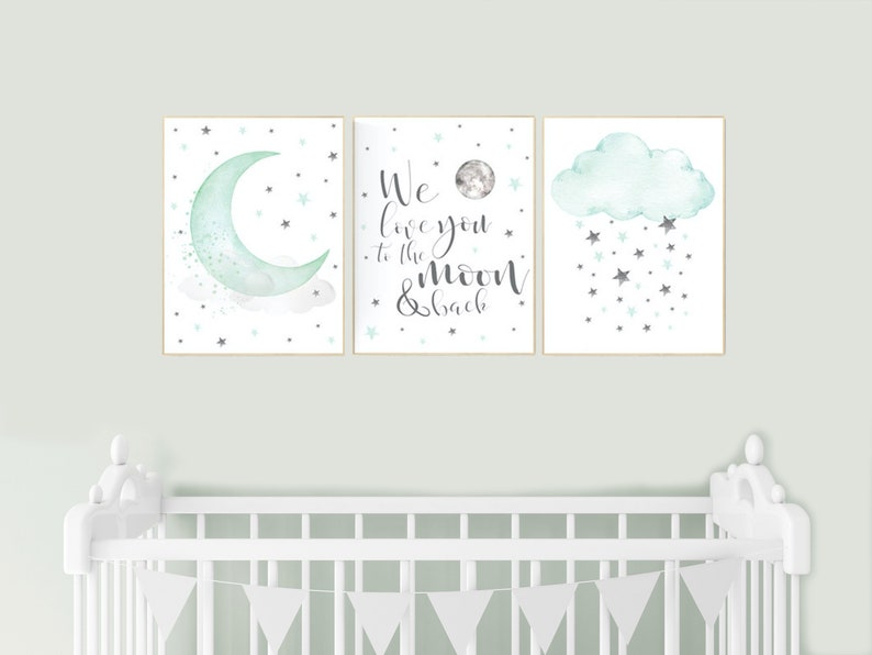 mint nursery decor