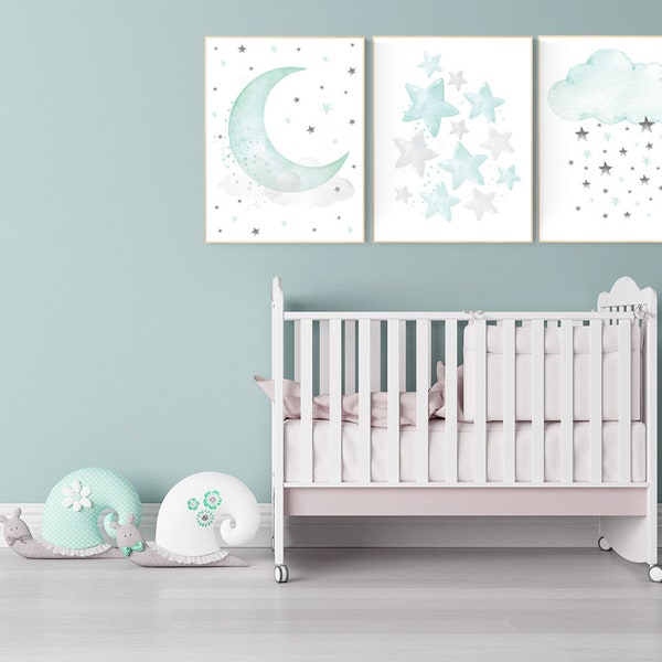 Mint Green Nursery Etsy