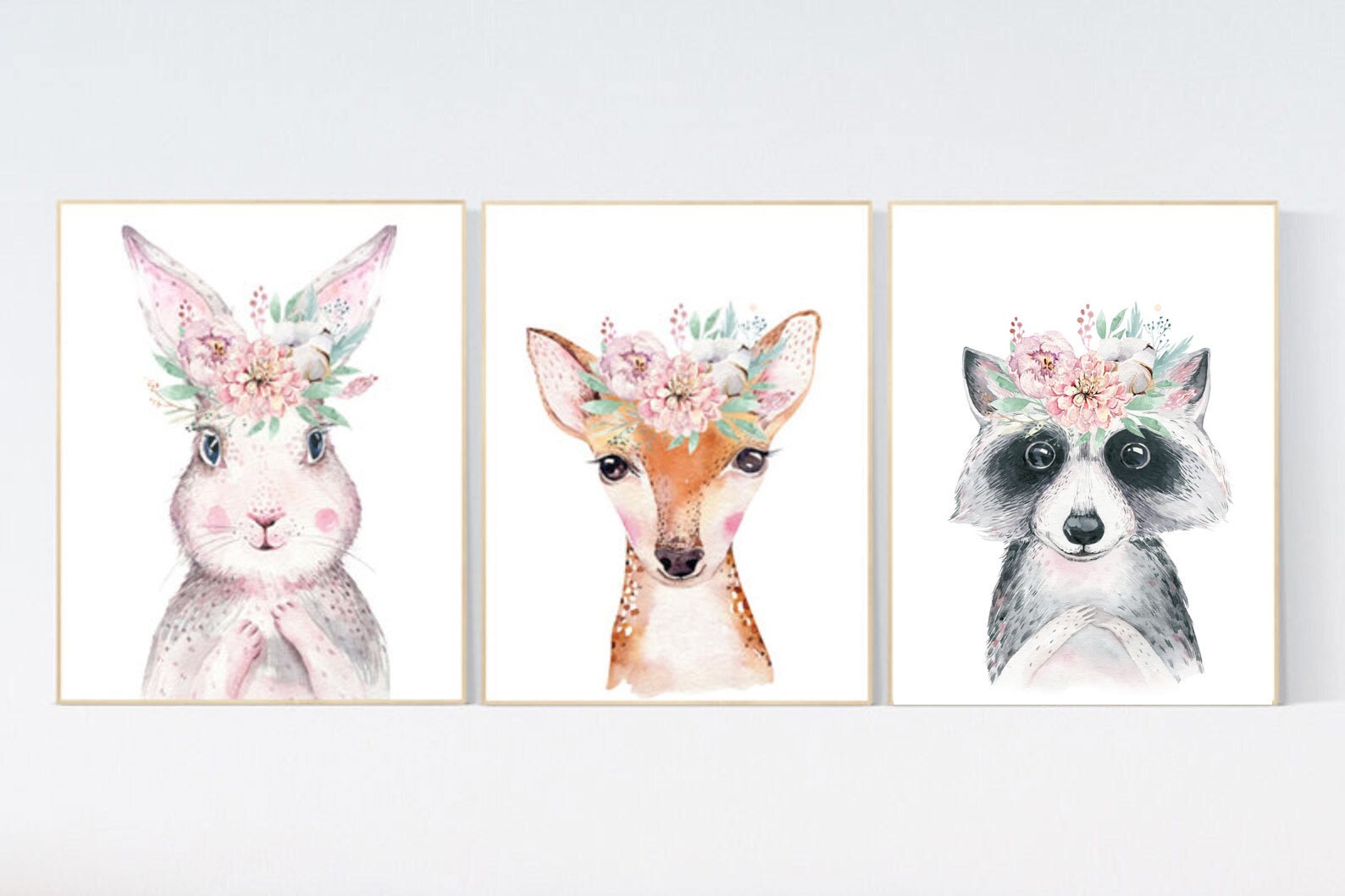 Woodland Nursery, Woodland animals, Girl Nursery Decor, Woodland Nursery Decor, Woodland Nursery