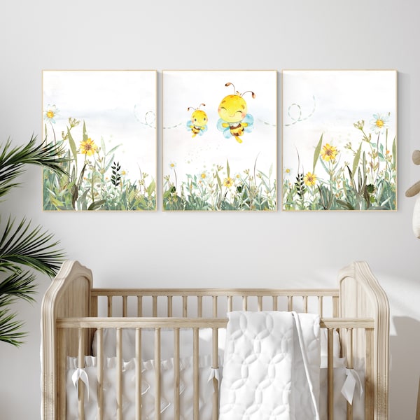 Bee Nursery Decor Etsy