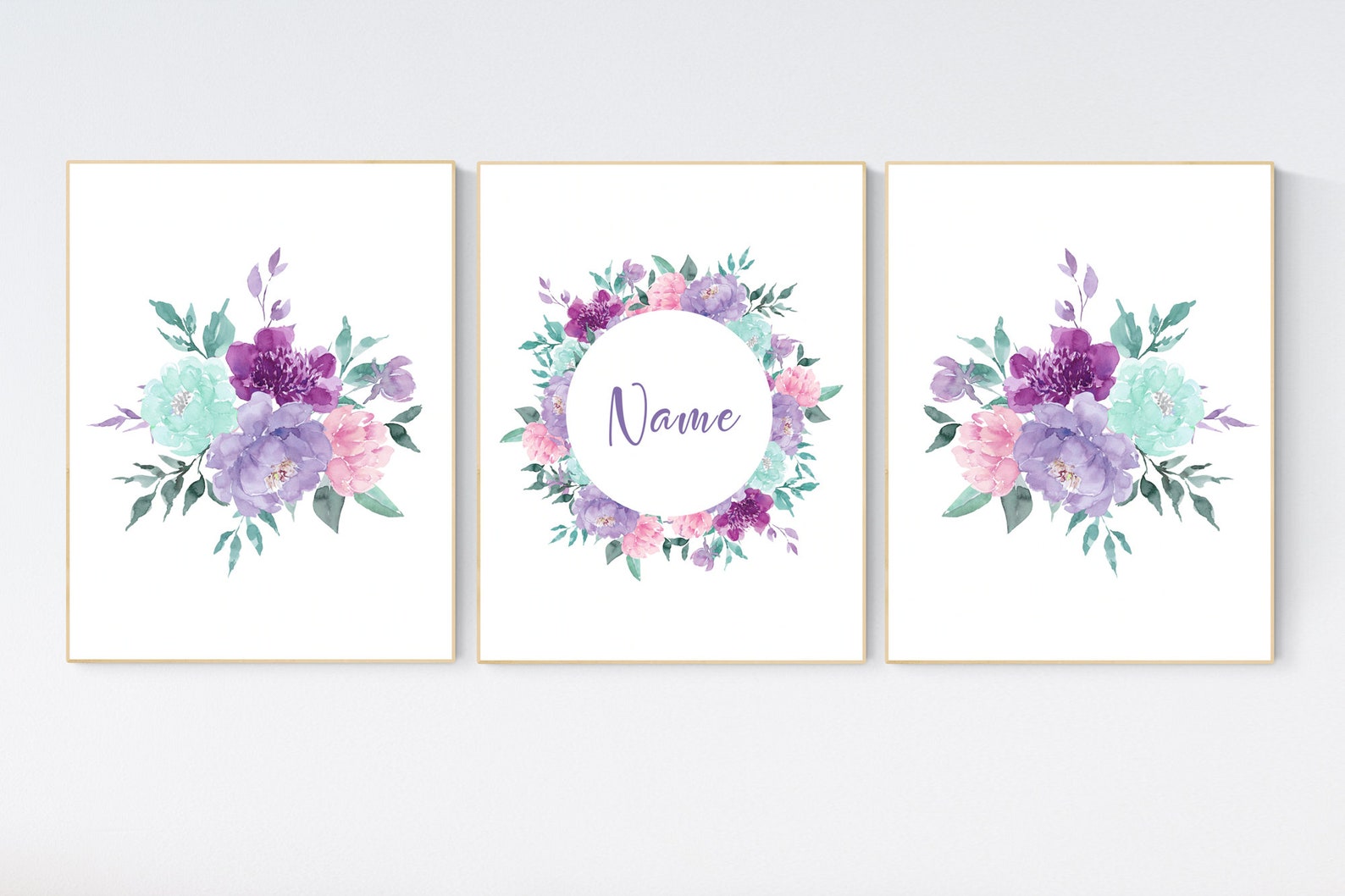 Nursery Decor Girl Boho Nursery Decor Girl Floral Floral | Etsy
