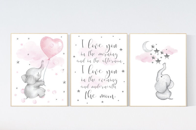 elephant nursery decor girl