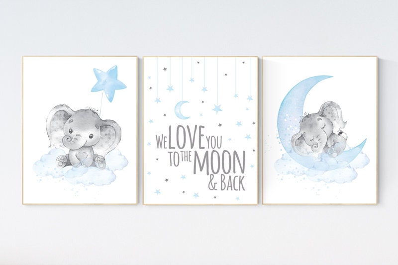 boy elephant nursery