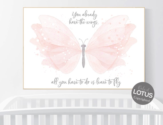 Girl nursery, butterfly nursery, Blush pink, Butterfly Nursery Art, girls room, butterfly prints, Butterfly Art, blush nursery, girl nursery