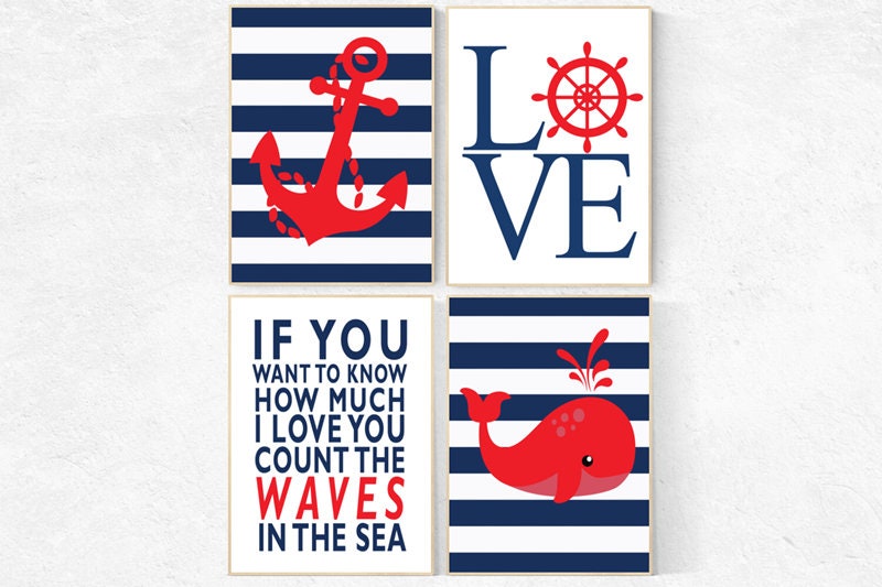 Nautical Boy Nursery If You Want To Know How Much We Love You Count All The Waves In The Sea Nautical Baby Room Nautical Nursery Art Nautical Boy Nursery If You Want To Know How Much We Love You Count All The Waves In The Sea Nautical Baby Room Nautical Nursery Art