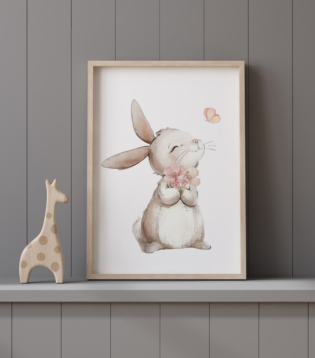 Bunny Nursery, Rabbit Nursery, Girl Bedroom Art, Girls Room Decor ...