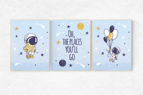 Nursery decor boy space, space themed nursery for kids, nursery prints boy, space wall art, space themed nursery, outer space, space art