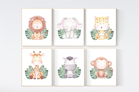 Woodland nursery decor, animals prints, woodland themed, nursery art woodland, nursery prints, gender neutral, woodland nursery ideas, cute