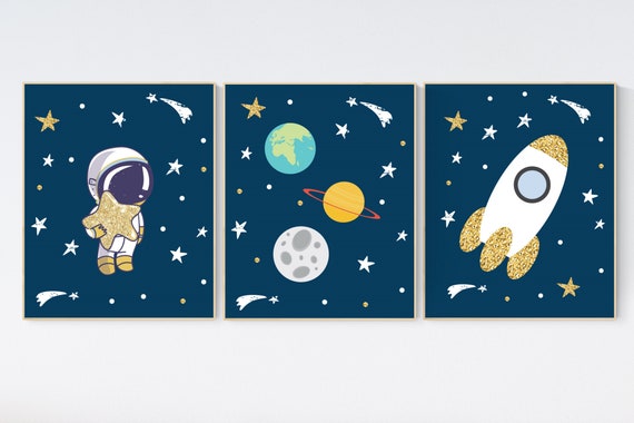 Nursery decor boy space, Nursery wall art space, Space nursery decor, Space themed nursery, space nursery art, nursery prints space