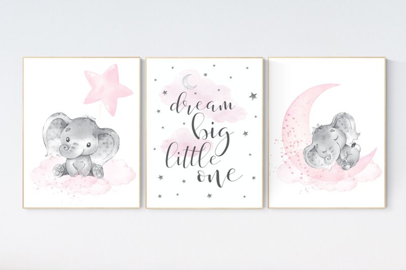 elephant nursery decor girl