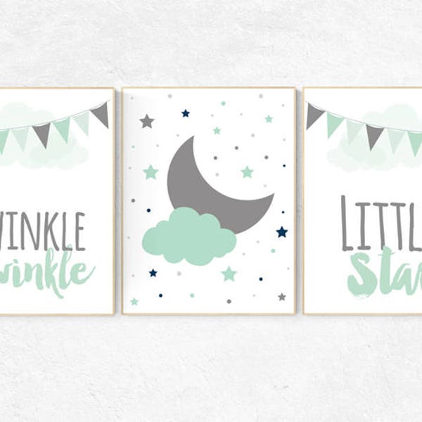 Mint Nursery Decor - Etsy