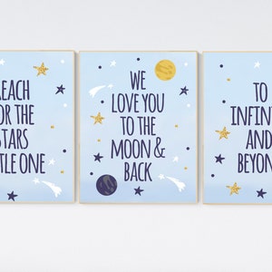 Space decor for boys room, Nursery decor space, Space nursery decor, Space themed nursery, outer space, playroom, kids room, toddler
