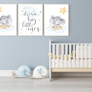 Nursery decor twins, Twin nursery, elephant nursery, name sign, girl boy twins, twins room decor, gender neutral, blue yellow, twins room