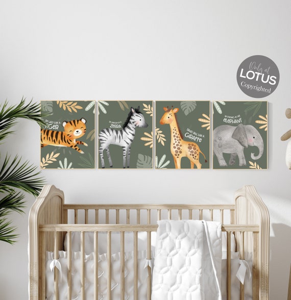 Nursery decor sage green, nursery wall art animals, safari nursery prints, Boho Nursery Prints, Safari Nursery Prints, Boho Nursery Wall Art