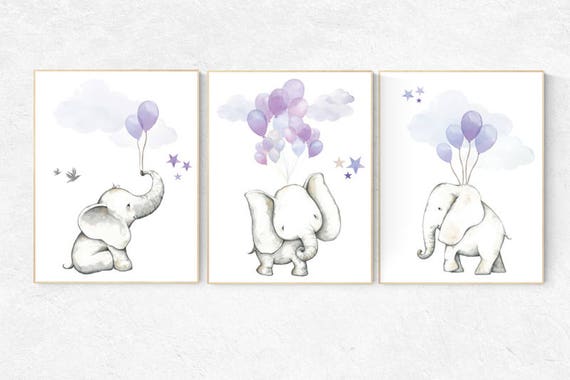 lavender nursery decor