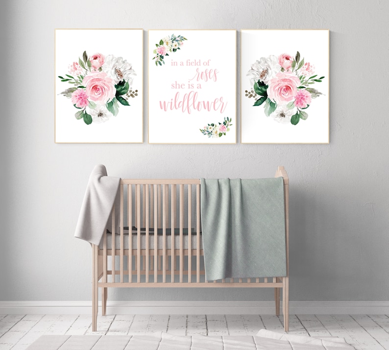 floral nursery decor floral nursery decor