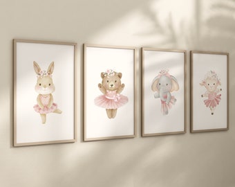 Ballerina Animal Prints: Baby Girl Nursery Decor