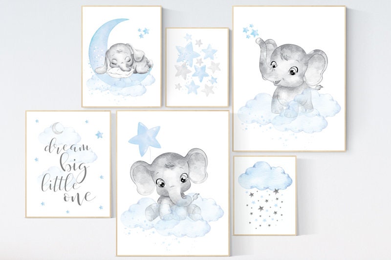 elephant nursery decor boy