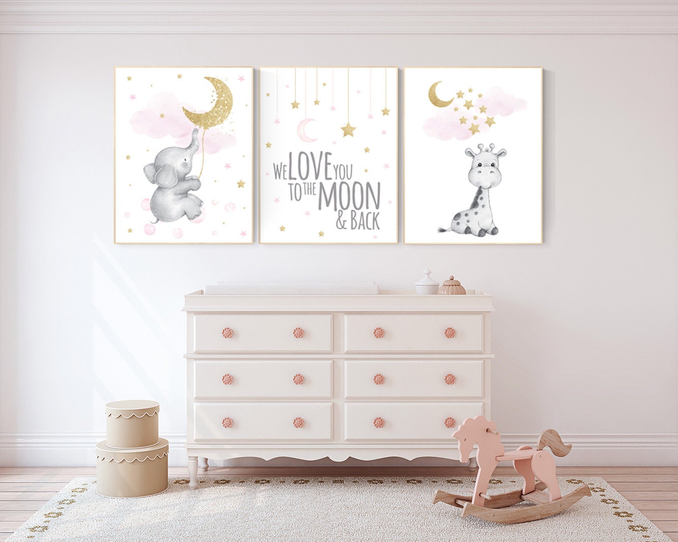 giraffe nursery decor