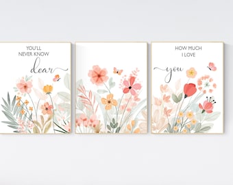 Wildflower Nursery Art Print: Boho Floral Decor