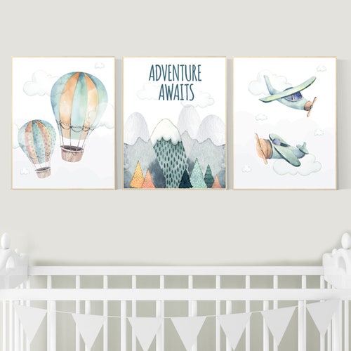 Nursery Decor Boy Adventure Adventure Nursery Travel Theme Etsy