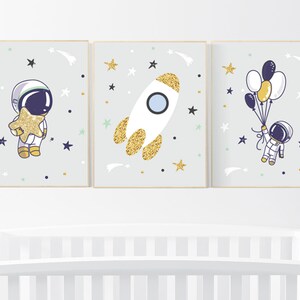 Nursery decor boy space, Nursery wall art space, Space nursery decor, Space themed nursery, space nursery art, nursery prints space