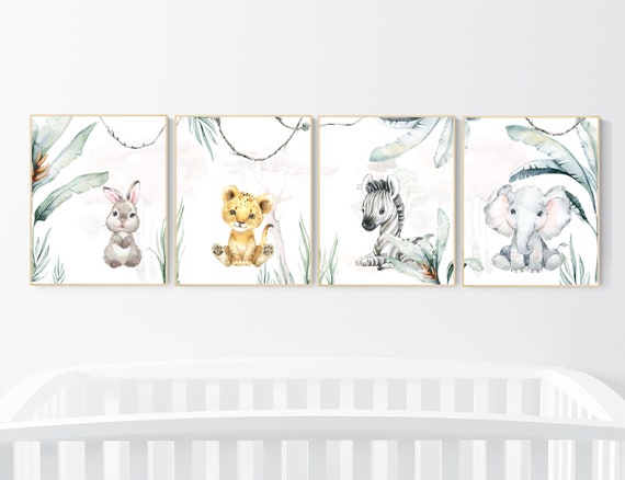 nursery woodland animal prints
