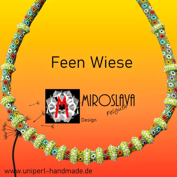 Feen Wiese U16/ Kette/ Anleitung/ Technik Peytwist/ PWAT/ DEUTSCH (GERMAN Language)