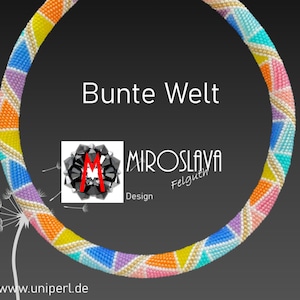 Bunte Welt U16/ Kette/ Anleitung/ Technik Peytwist/ PWAT/ DEUTSCH (DUITS)