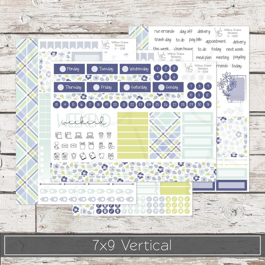 EC 7x9 Vertical Sticker Kit ECV7-122 - Etsy
