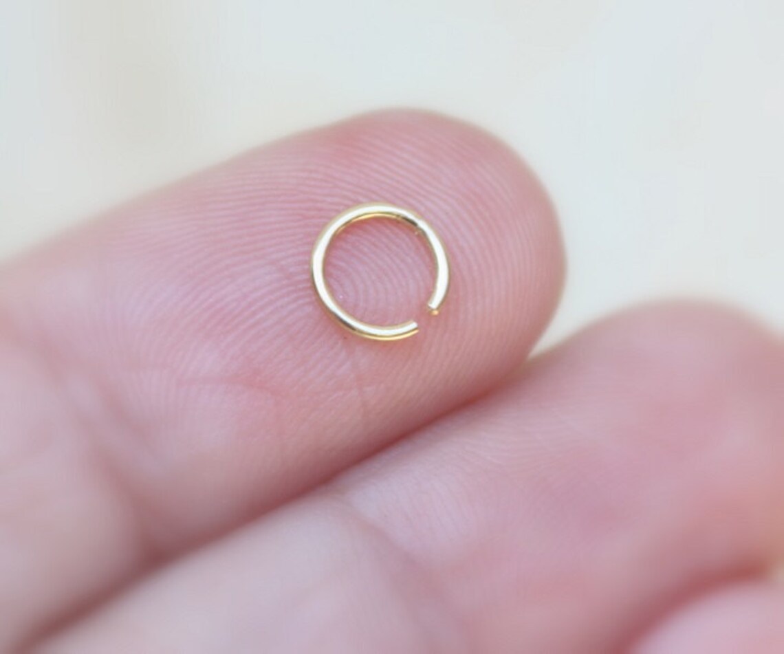 Cartilage Hoops 14K Gold Filled Custom Size 4mm 5mm 6mm 7mm Etsy