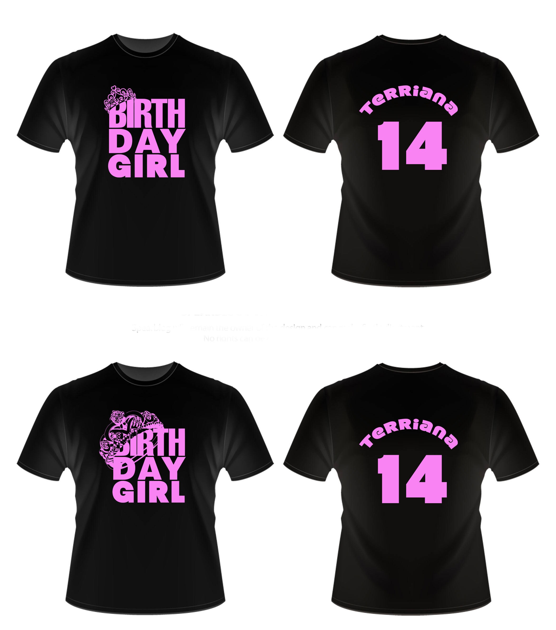 Glitter Force Shirt Personalized NameAge Custom Glitter Force Birthday Shirt Clothing, Shoes