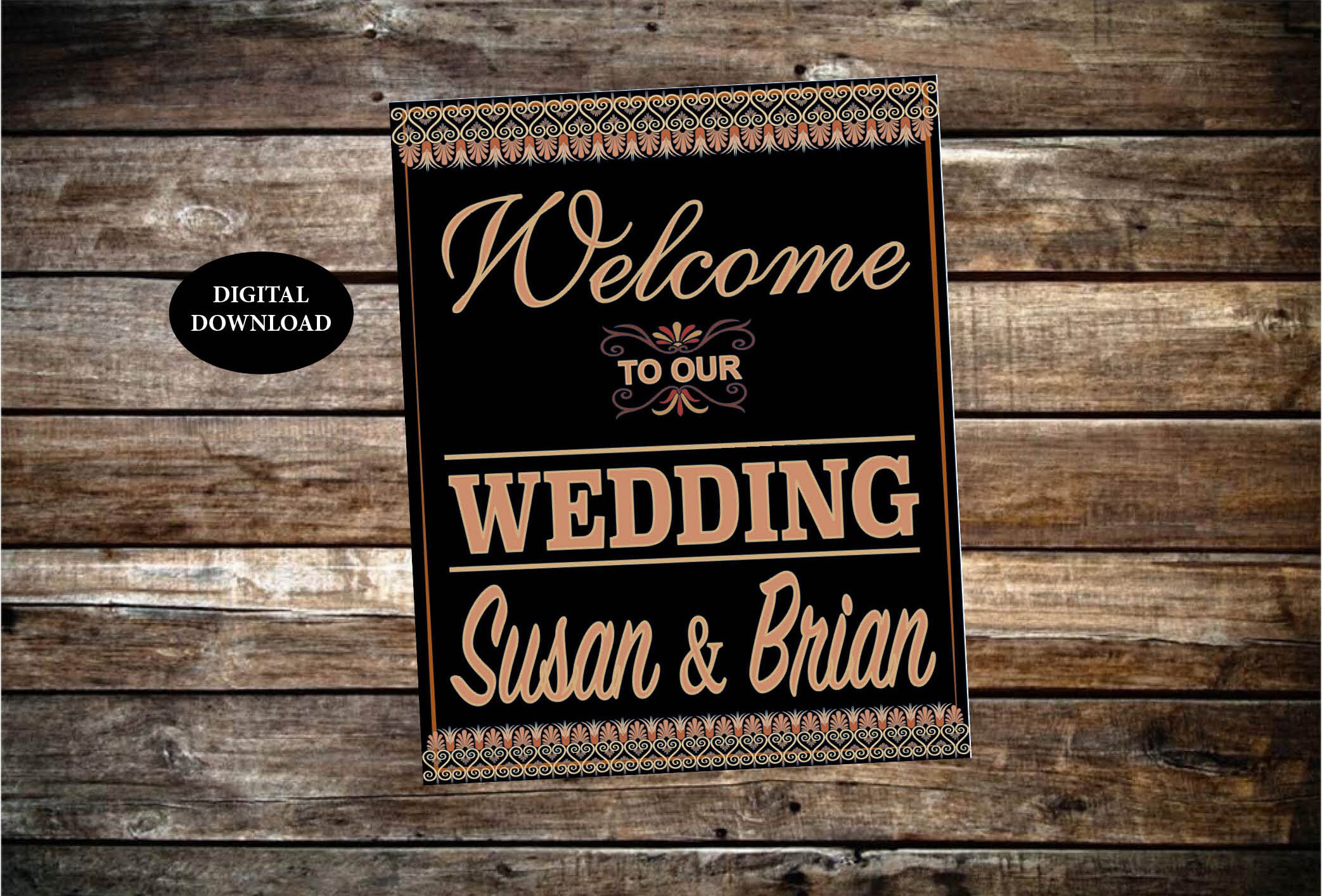 Welcome to our Wedding DIGITAL DOWNLOAD listing is for | Etsy