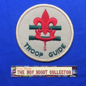 Tan Sew-on VELCRO® Brand fasteners for Attaching Patches to Scouts BSA  Shirts