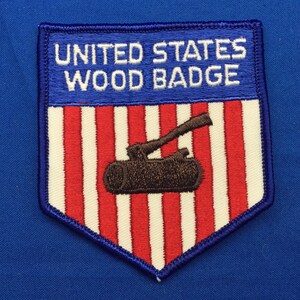 Houten badge patch Boy Scout Verenigde Staten