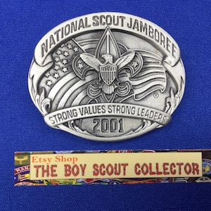 Boy Scout 2001 National Scout Jamboree Belt Buckle