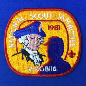 Boy Scout 1981 National Jamboree Original Participant Pocket Patch BSA