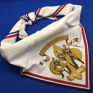 Vintage Boy Scout Halstuch U.S.A. Bicentennial 1776-1976