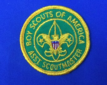 Parche de hombro de Subjefe de Tropa de los Boy Scouts de la década de 1960 (puesto de adulto).