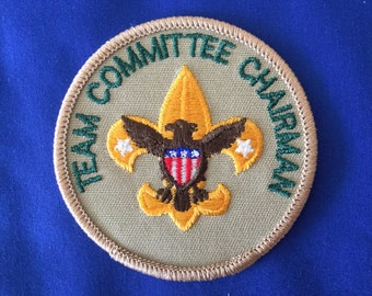 Boy Scout Team Committee Chairman Patch