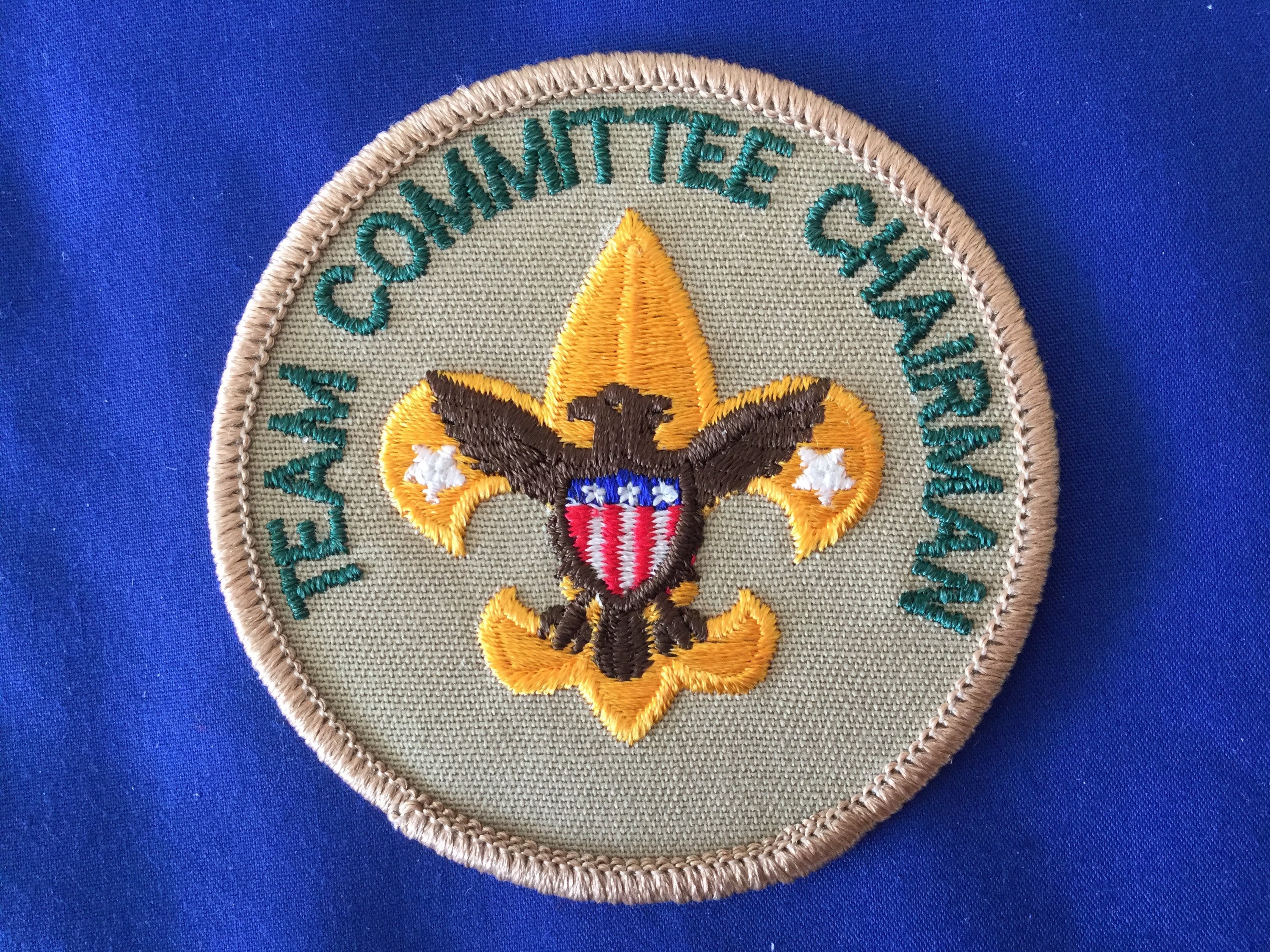 Boy Scout Team Committee Chairman Patch Etsy Canada