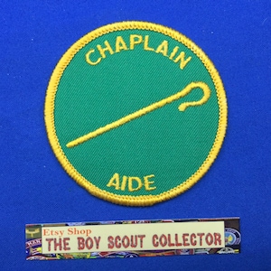 Boy Scout Chaplain Aide Position Shoulder Patch