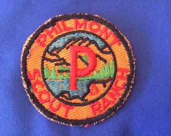 Écusson de poche vintage Boy Scout Philmont Scout Ranch
