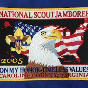 Boy Scout 2005 National Scout Jamboree Official Jacket Patch