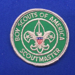 Boy Scout 1960&#39;s Scoutmaster Adult Position Patch
