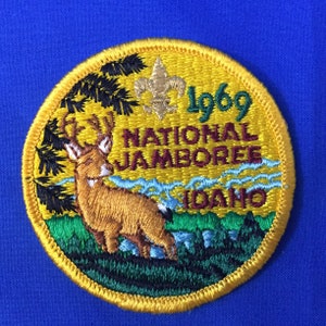 Boy Scout 1969 National Jamboree Original Participant Pocket Patch BSA